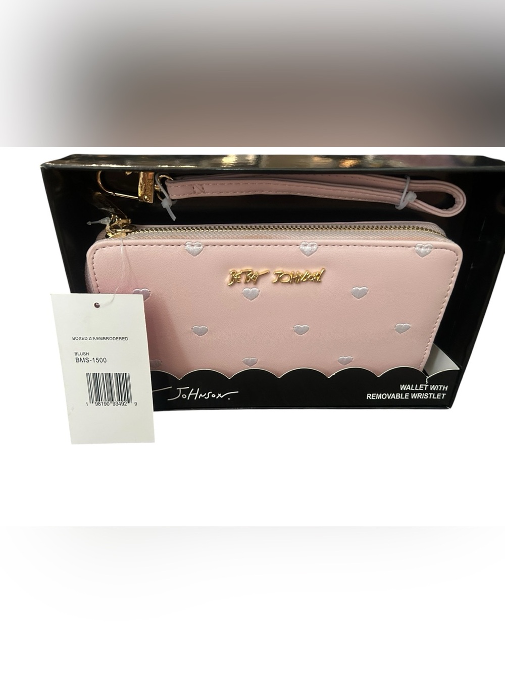 Betsey Johnson Wallet with wristlet NWT